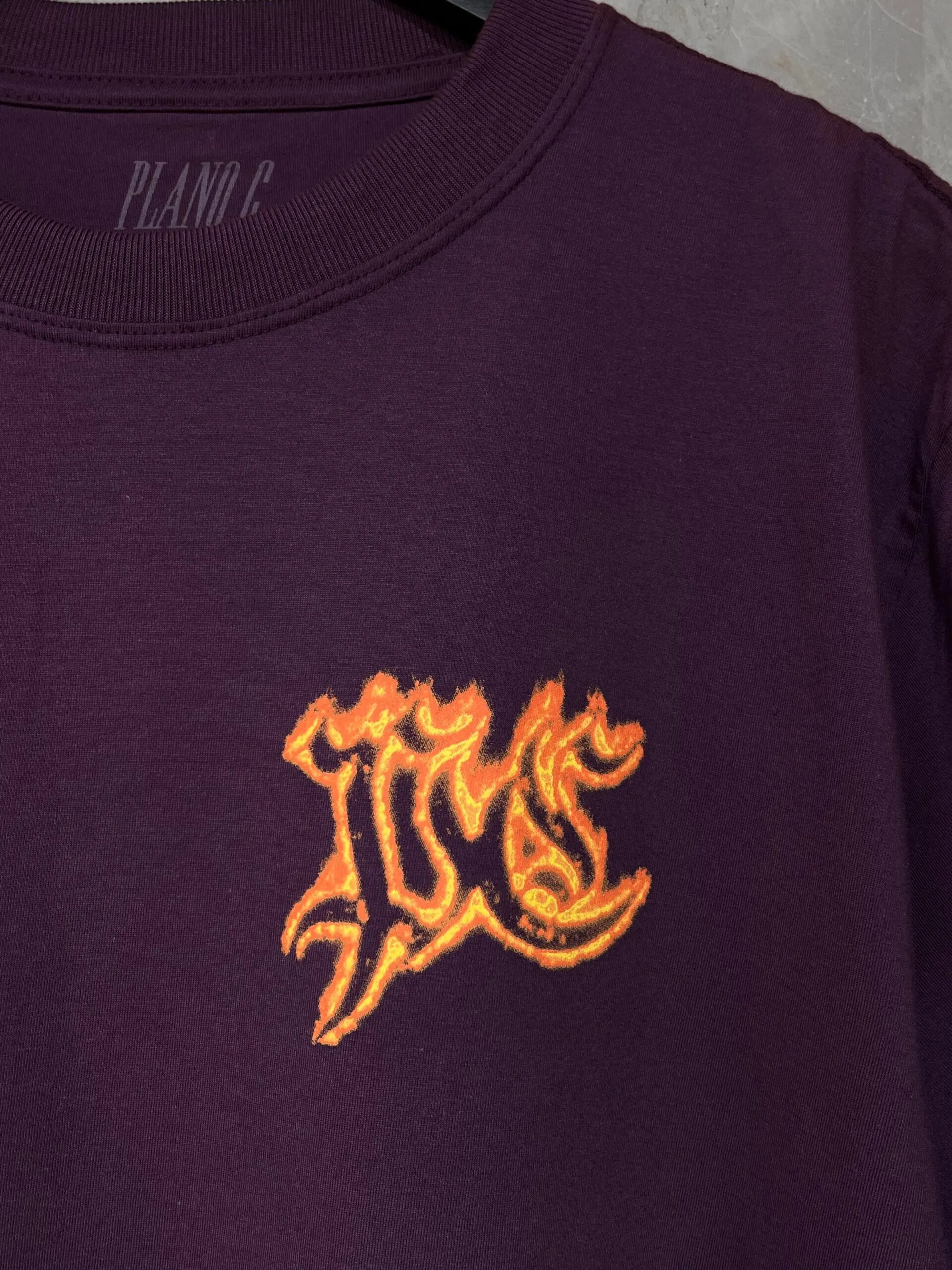 Camiseta Plano C. Flames Roxo - Imagem 3