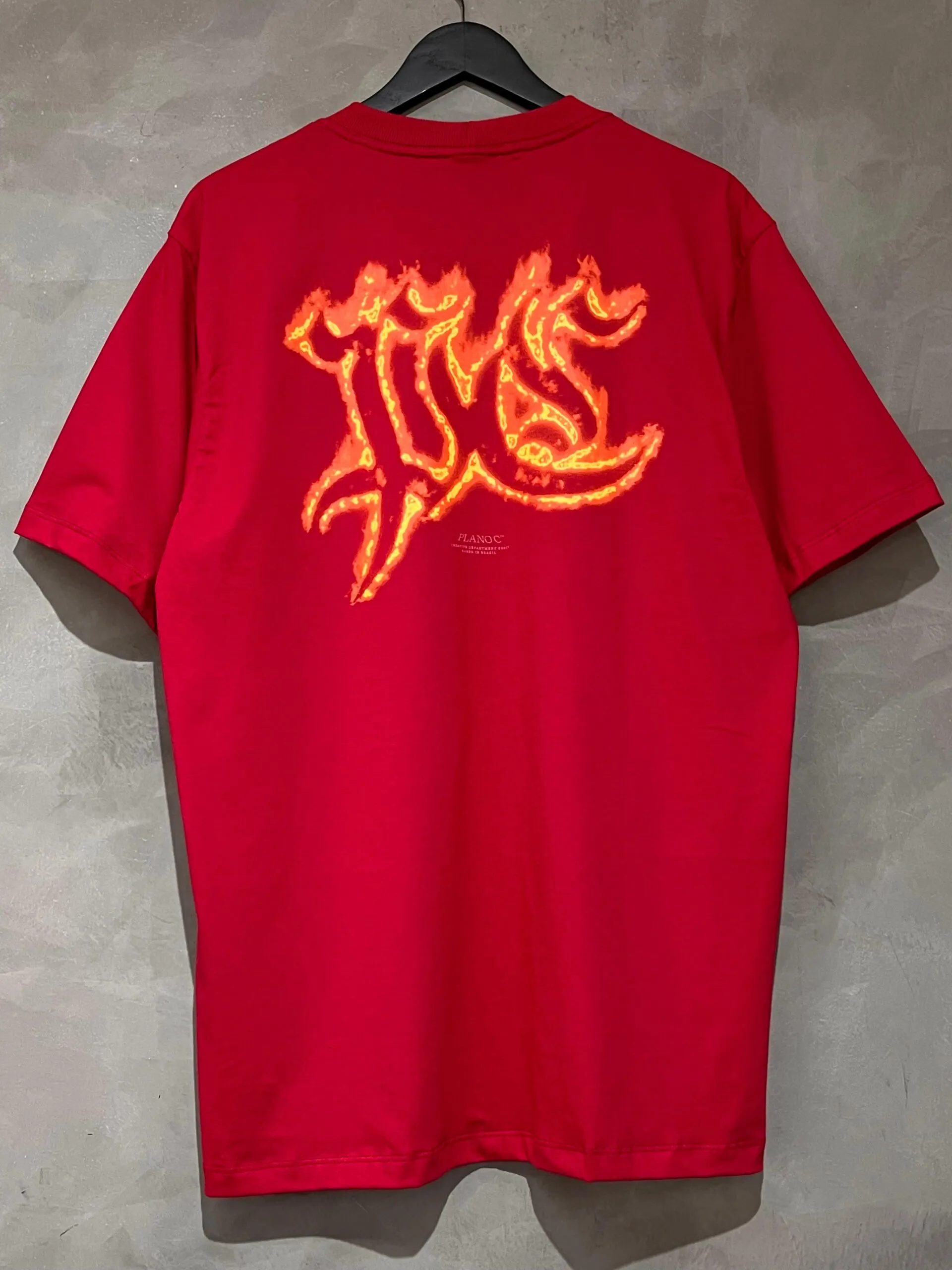 Camiseta Plano C. Flames  Vermelho