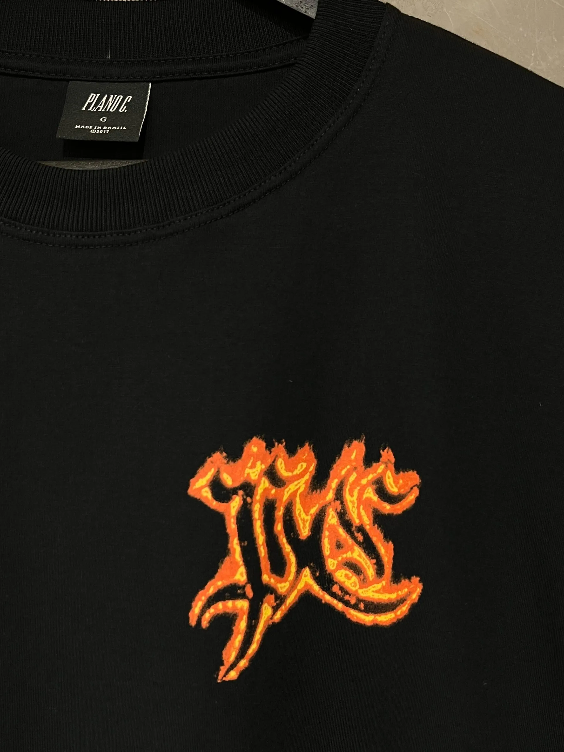 Camiseta Plano C. Flamess Preto - Imagem 2
