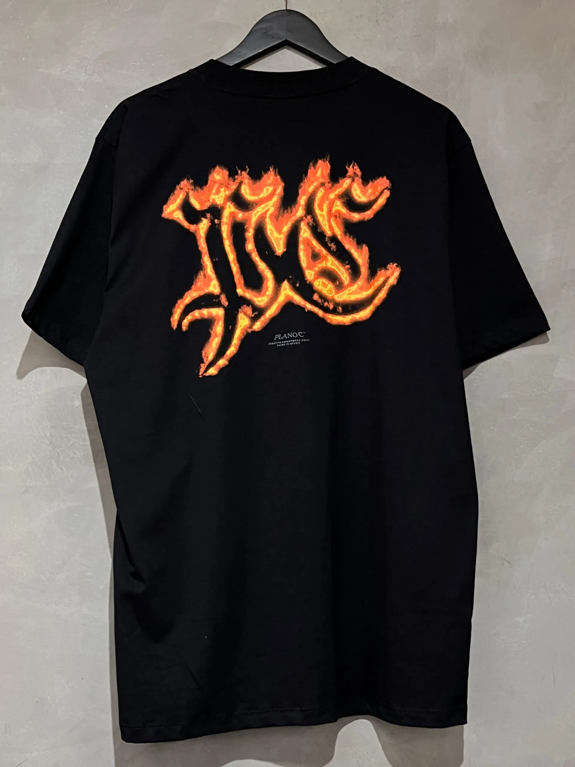 Camiseta Plano C. Flamess Preto