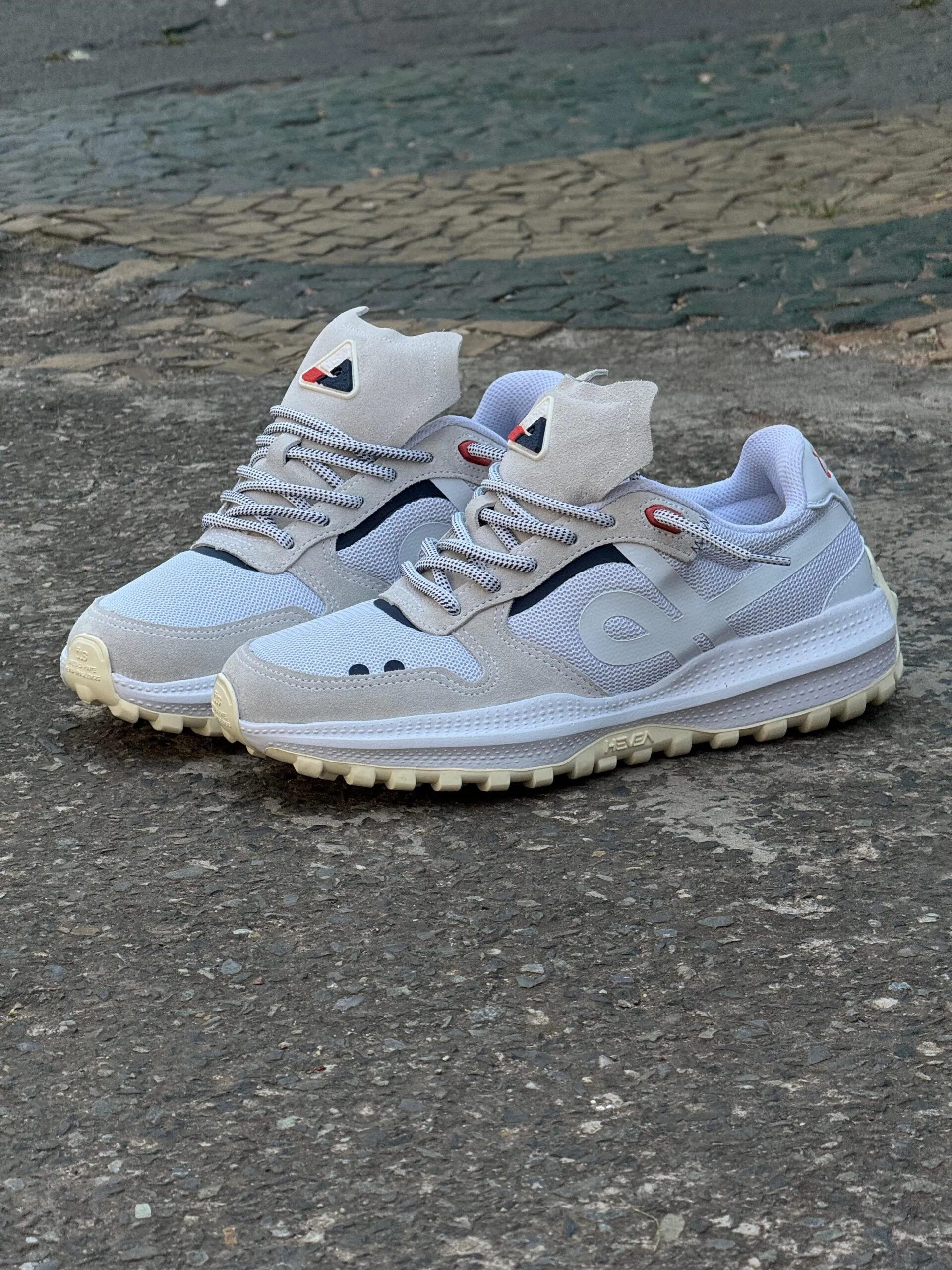 Tênis Öus Hevea Dots Branco Bege - Imagem 8