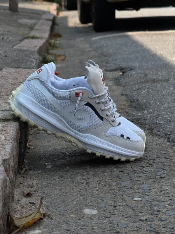 Tênis Öus Hevea Dots Branco Bege - Imagem 9
