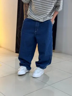 Calça Tupode OG Baggy Azul Contraste