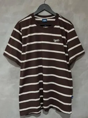 Camiseta Tupode Listrada Marrom