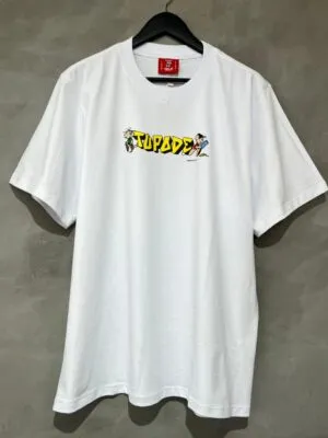 Camiseta Tupode Grafite OHHH Old BLANCO