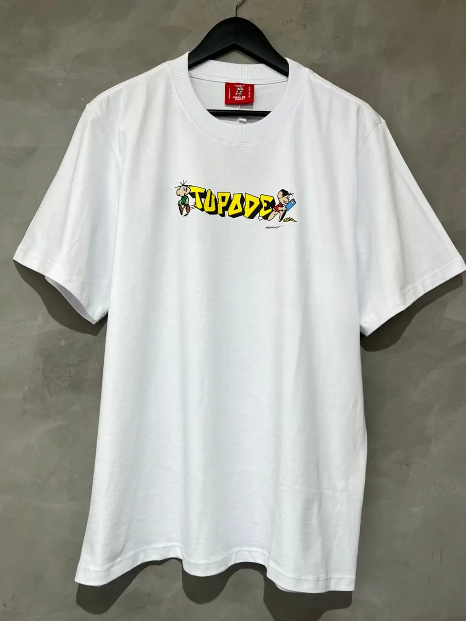 Camiseta Tupode Grafite OHHH Old BLANCO