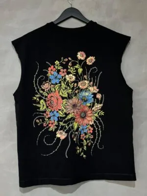 Regata Blunt Cutoff Giardino Preto