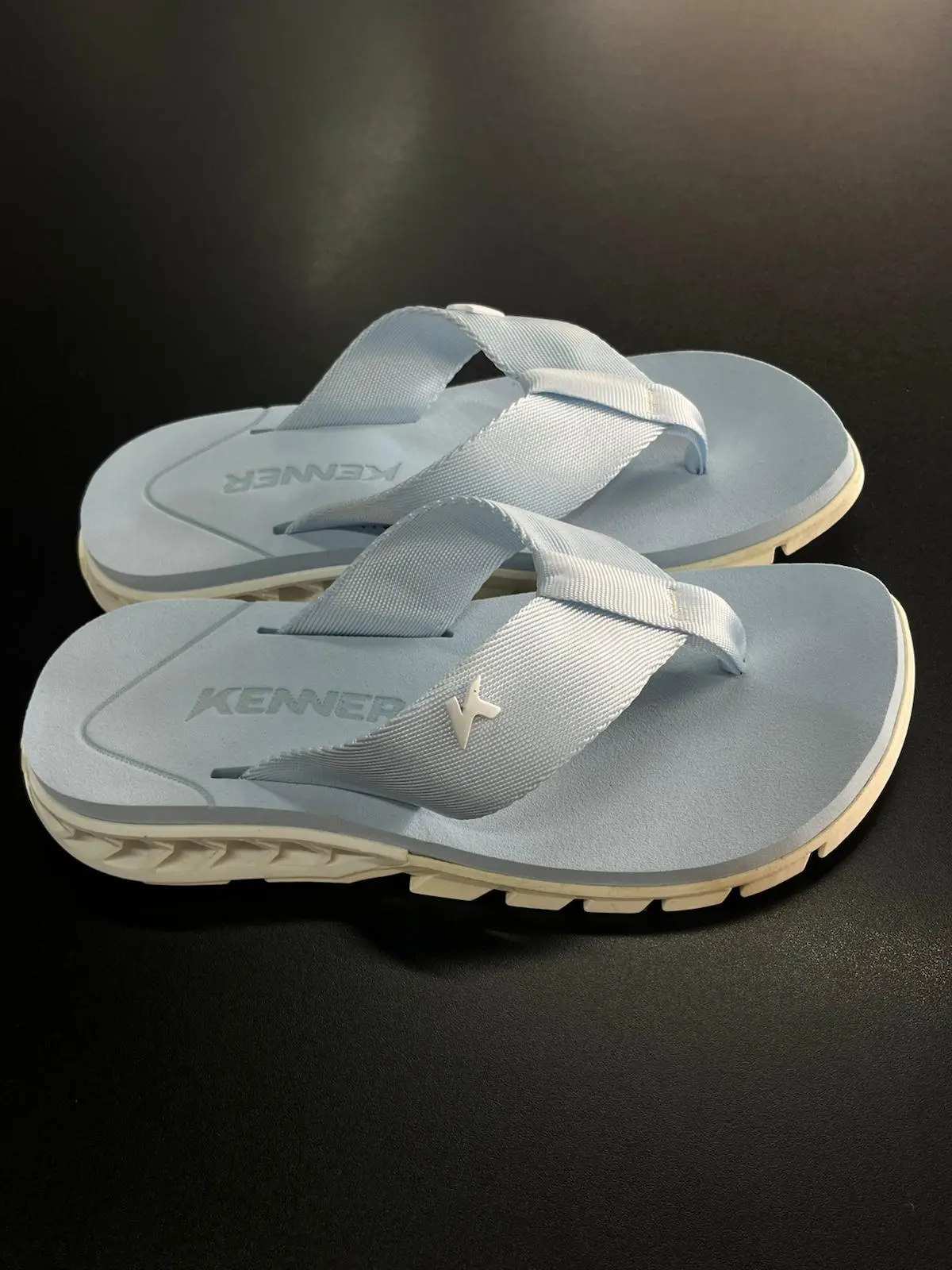 Chinelo Kenner Rakka Branco Azul Calmo - Imagem 5