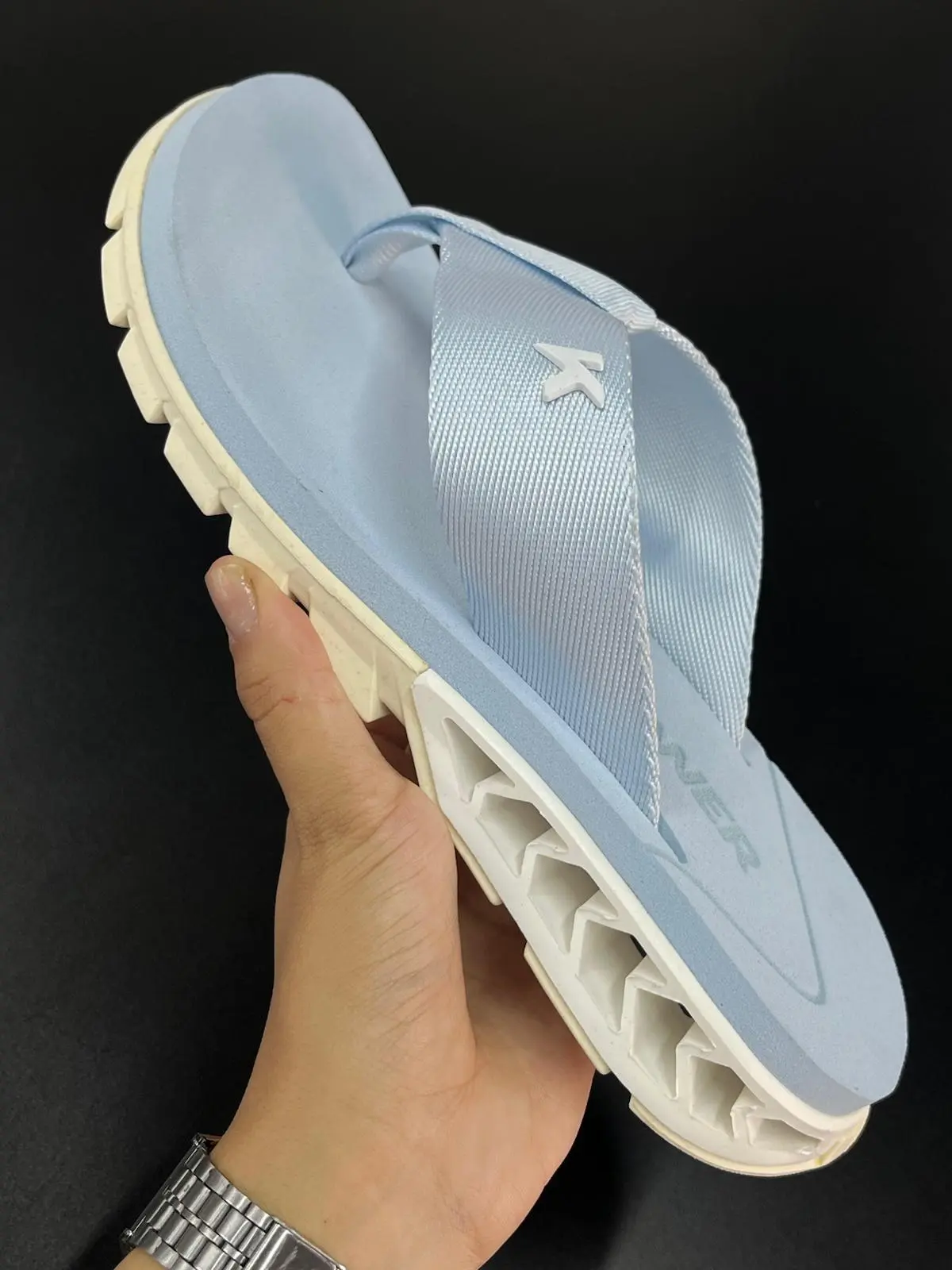 Chinelo Kenner Rakka Branco Azul Calmo - Imagem 2