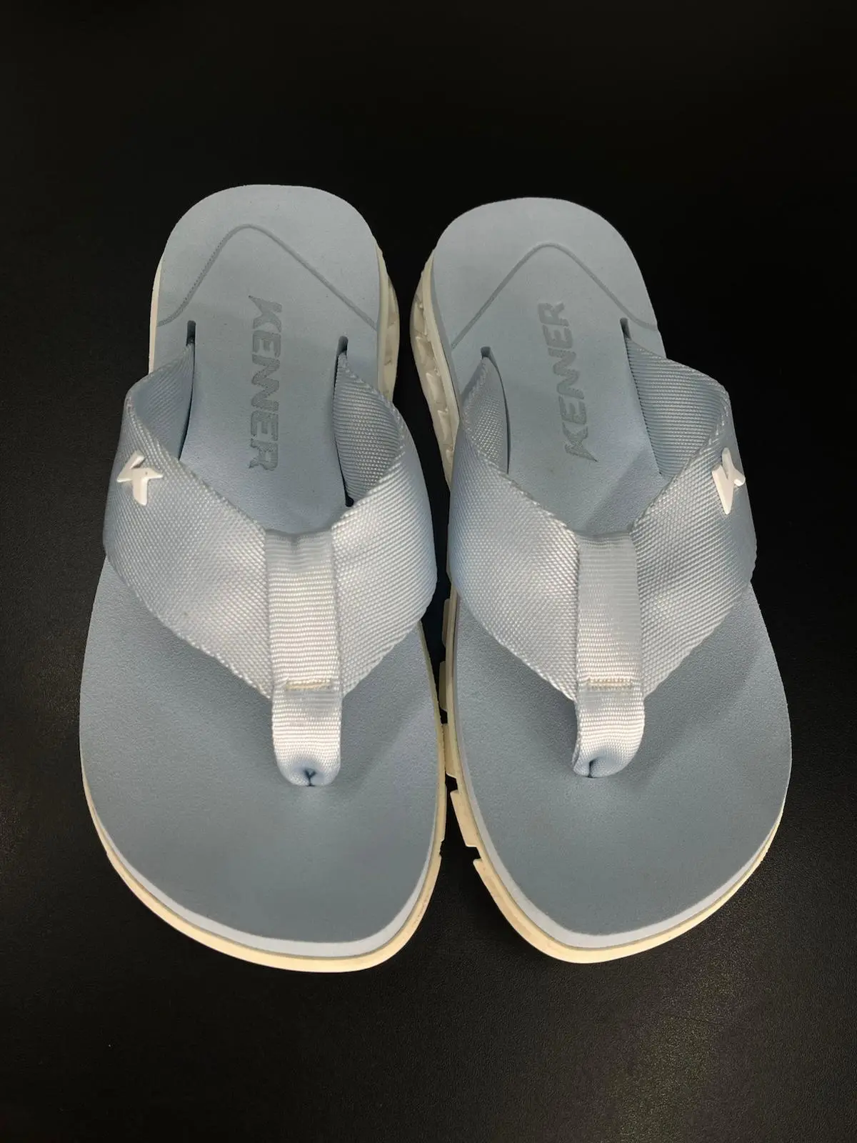 Chinelo Kenner Rakka Branco Azul Calmo - Imagem 3