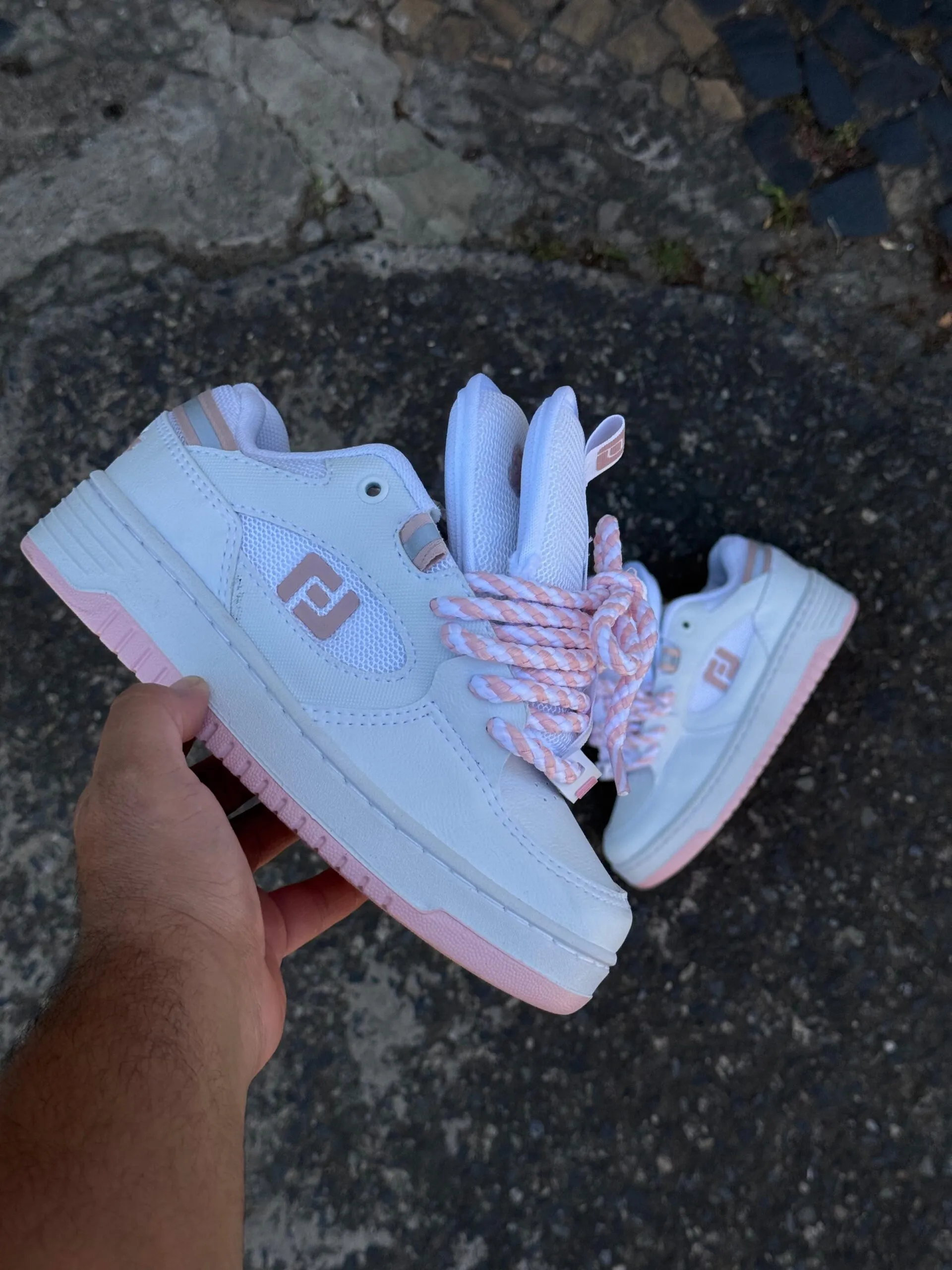 Tênis Freeday Switch Branco Rosa BB - Imagem 5