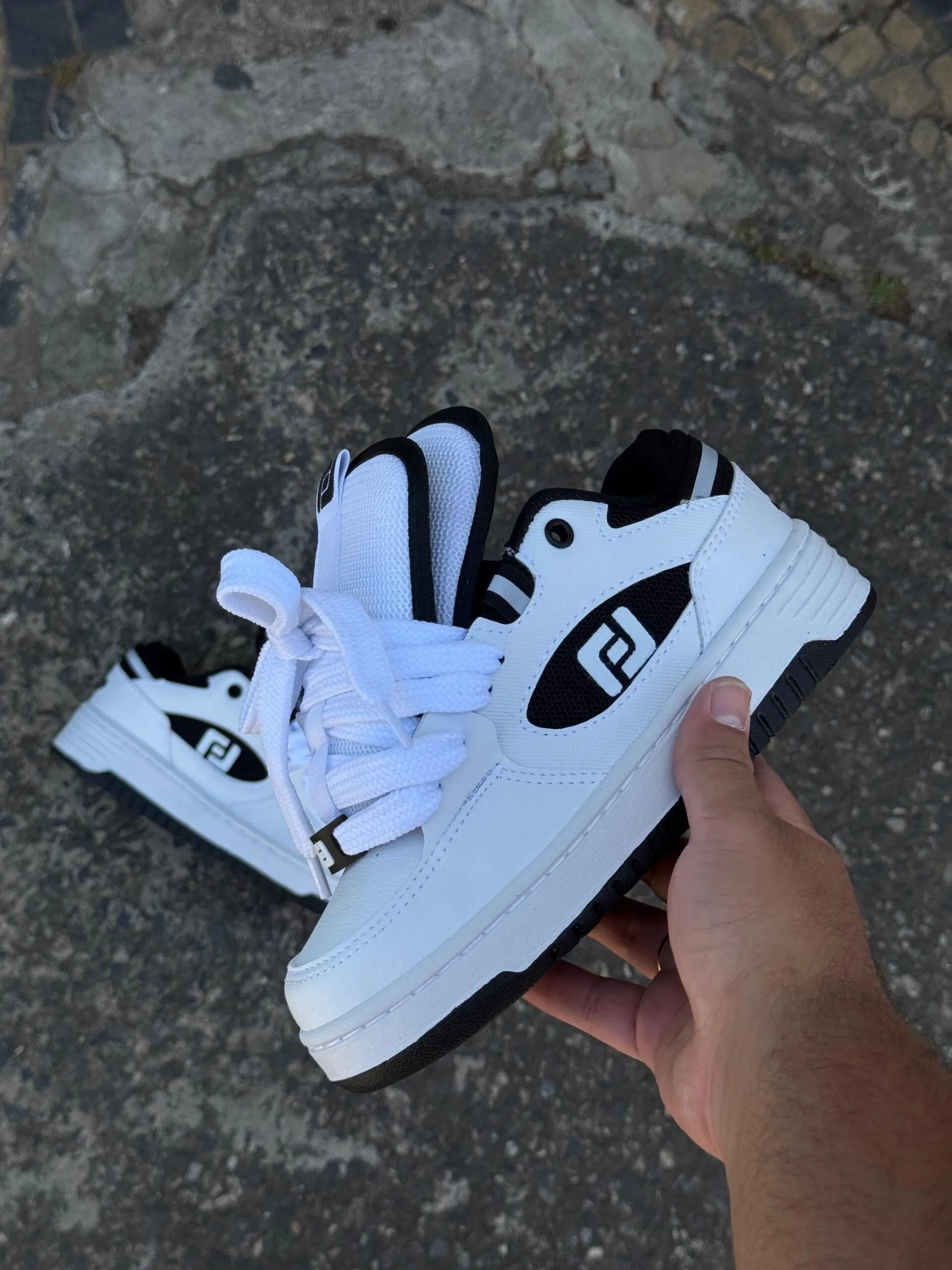 Tenis Freeday Switch Branco Preto - Imagem 2