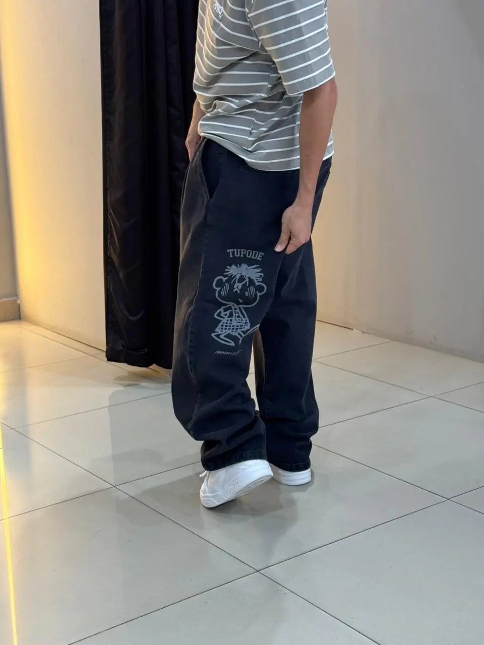 Calça Chino Tupode Cascão Stone