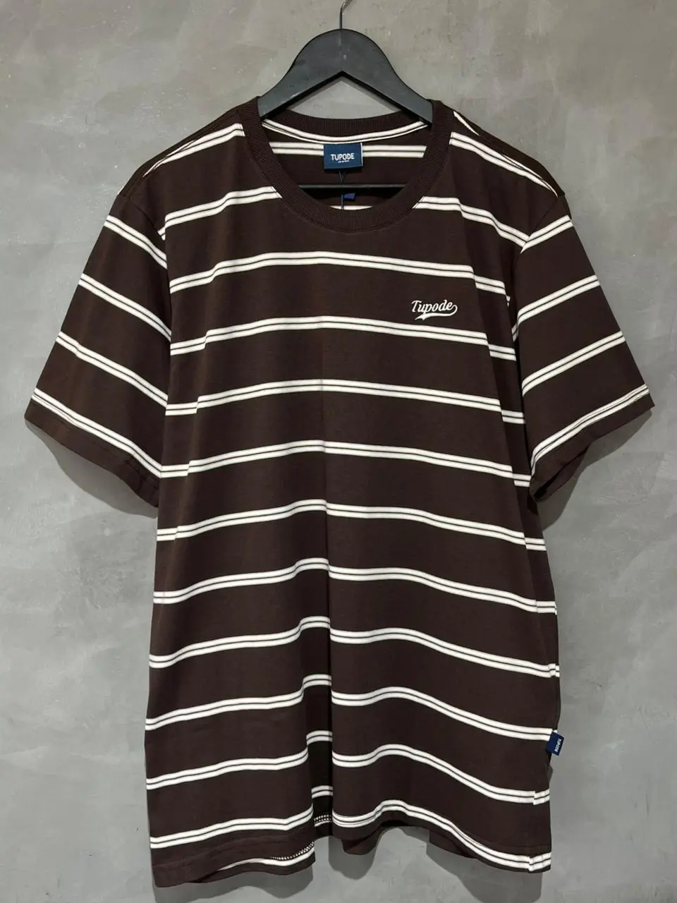 Camiseta Tupode Listrada Marrom