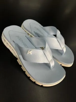 Chinelo Kenner Rakka Branco Azul Calmo