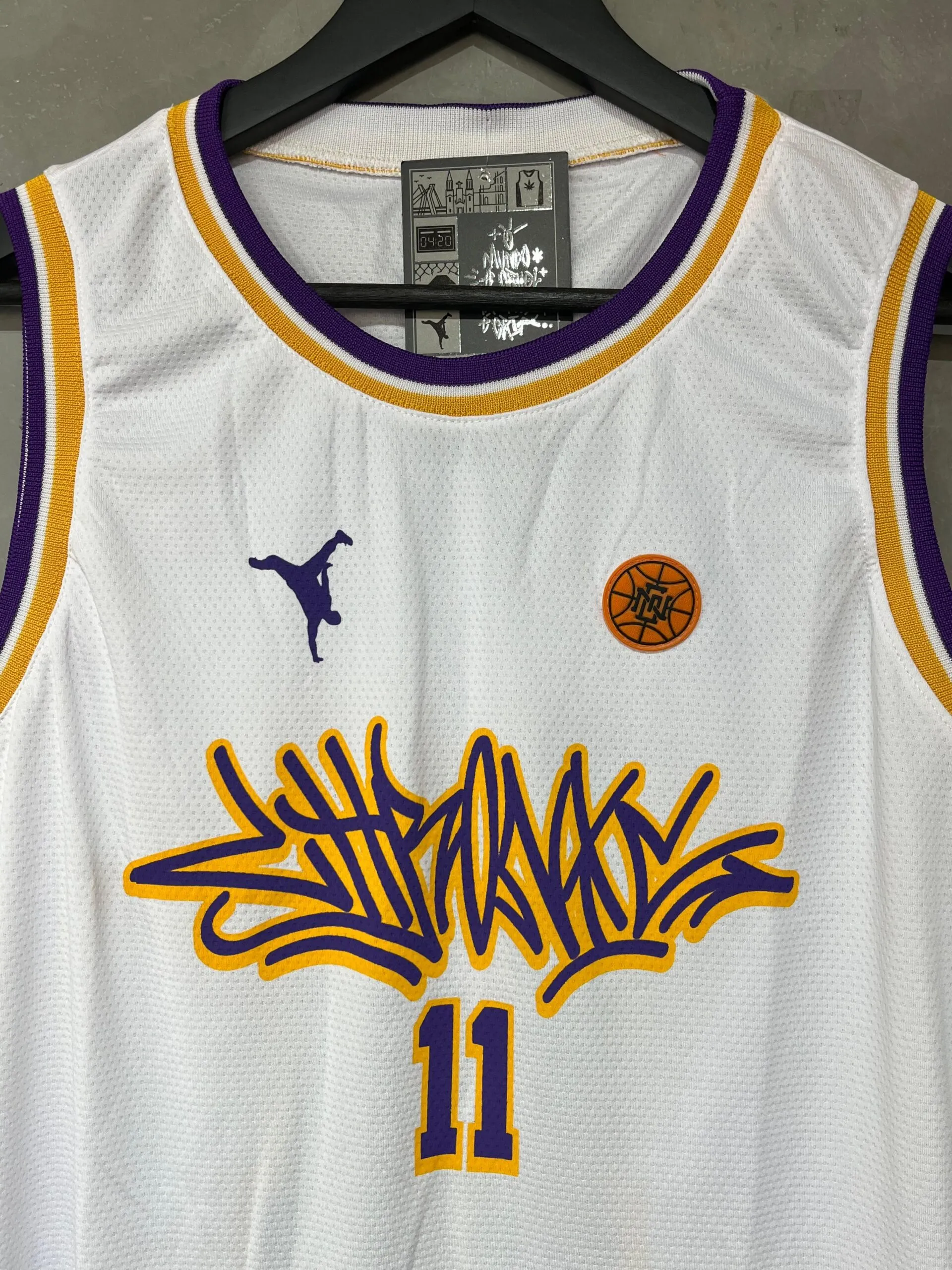 Regata Chronic Basquete "Lakers" Branca - Imagem 4