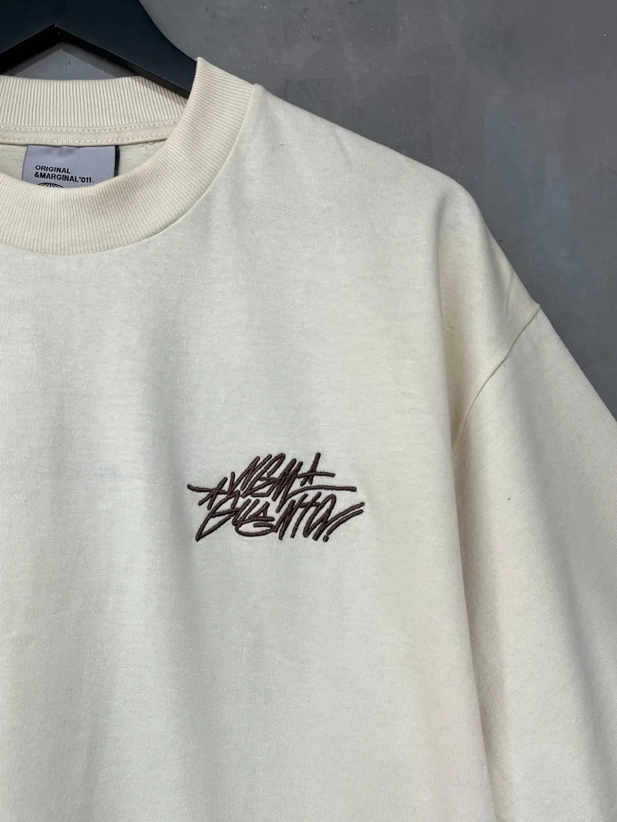 Camiseta Chronic Oversized Yin Yang Bege - Imagem 3