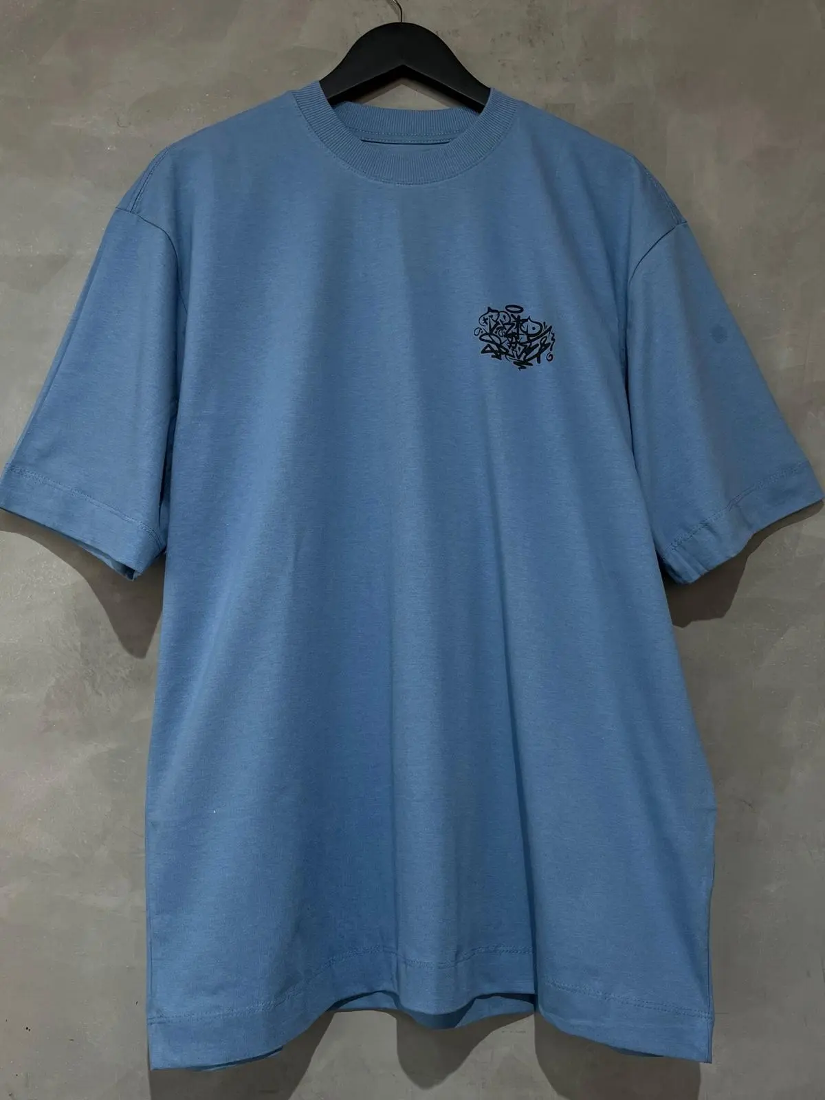 Camiseta Oversized Tripside "Palhaço" azul