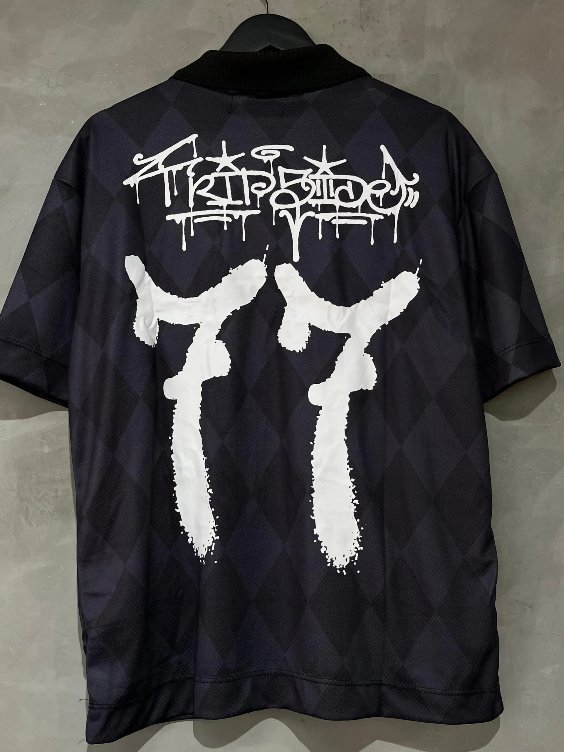 Camiseta Polo Dry Fit Tripside “FC Rabisco” Preto - Imagem 2