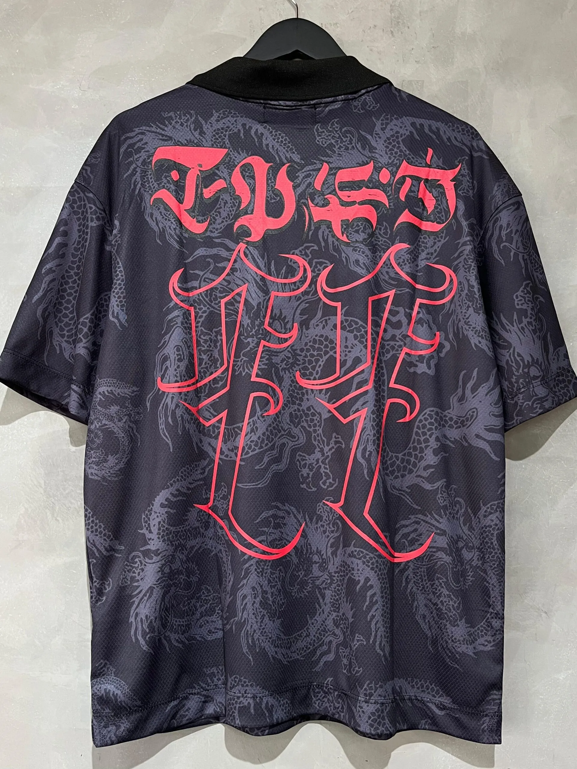 Camiseta Polo Dry Fit Tripside “Dragon” Preta - Imagem 2