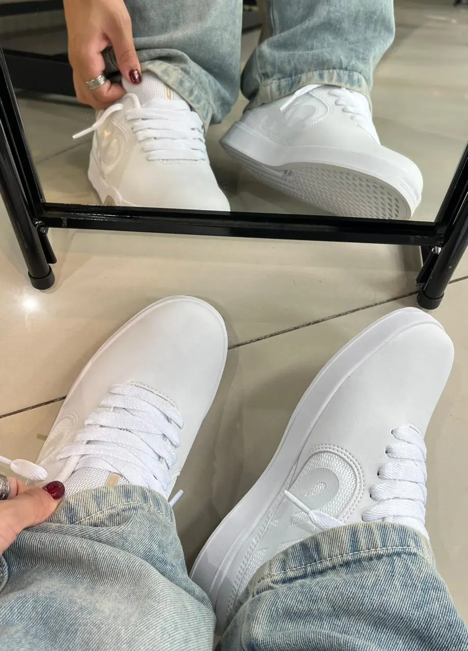 Tênis OUS imigrante branco/khaki - Imagem 3