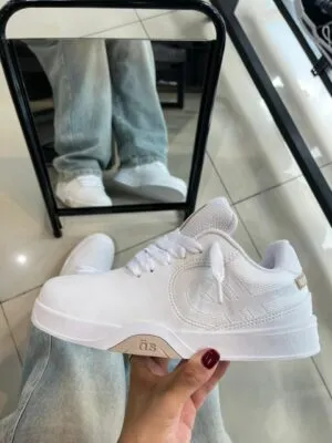 Tênis Imigrante Branco Khaki OE