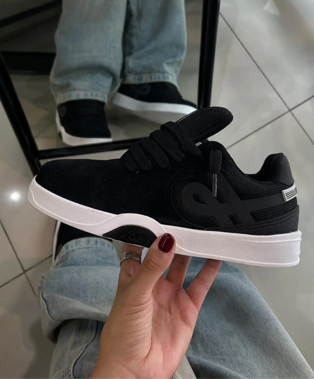 Tênis OUS Imigrante  Preto/Cinza essencial