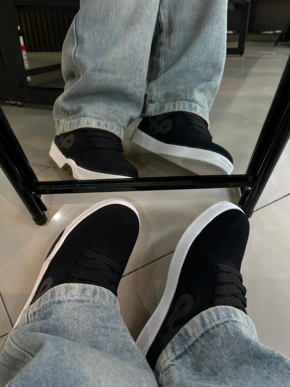 Tênis OUS Imigrante  Preto/Cinza essencial - Imagem 4