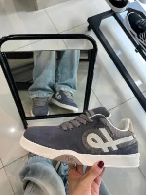 Tênis Ous Imigrante Cinza Chantilly Bege ESC Essencial