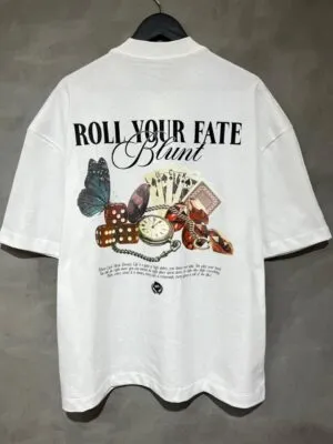 Camiseta Blunt Oversized Luck Branco