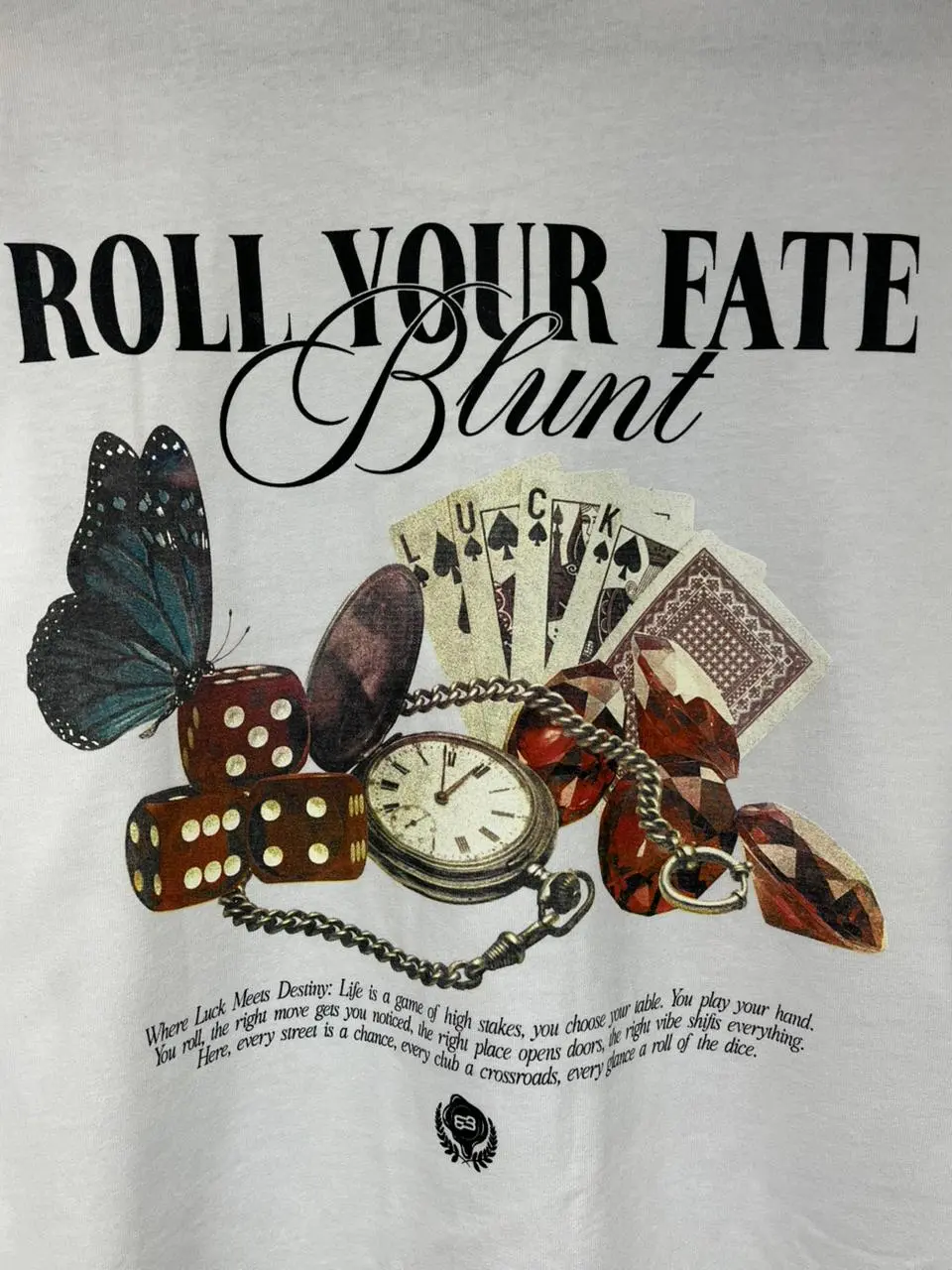 Camiseta Blunt Oversized Luck Branco - Imagem 4