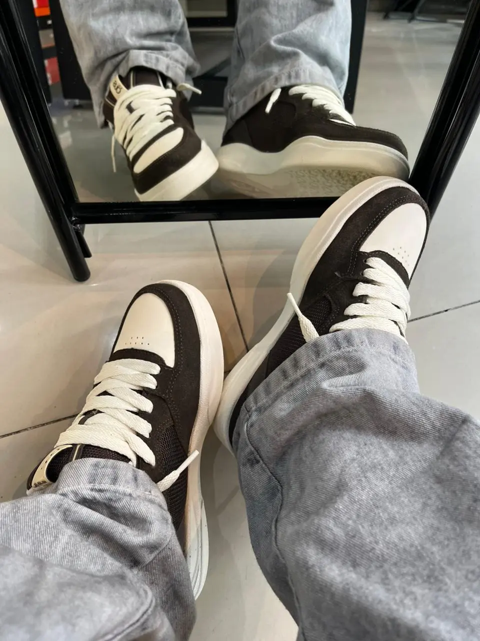 Tênis OUS Fluente Café Chantilly Essencial - Imagem 4