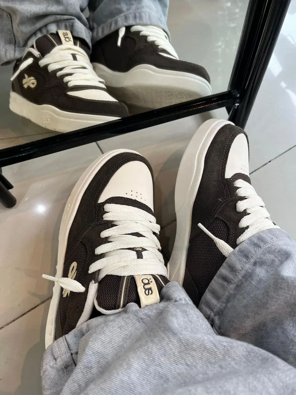 Tênis OUS Fluente Café Chantilly Essencial - Imagem 6