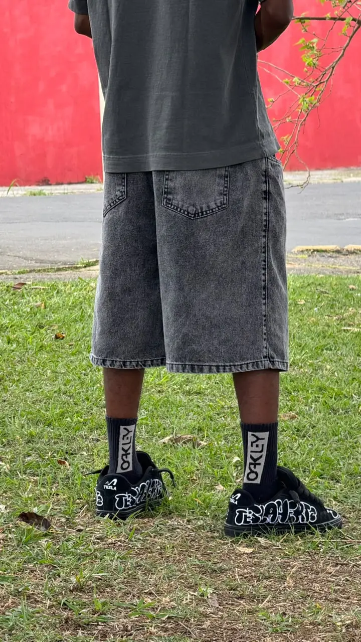 Bermuda Baggy Balão Grafitte - Imagem 10